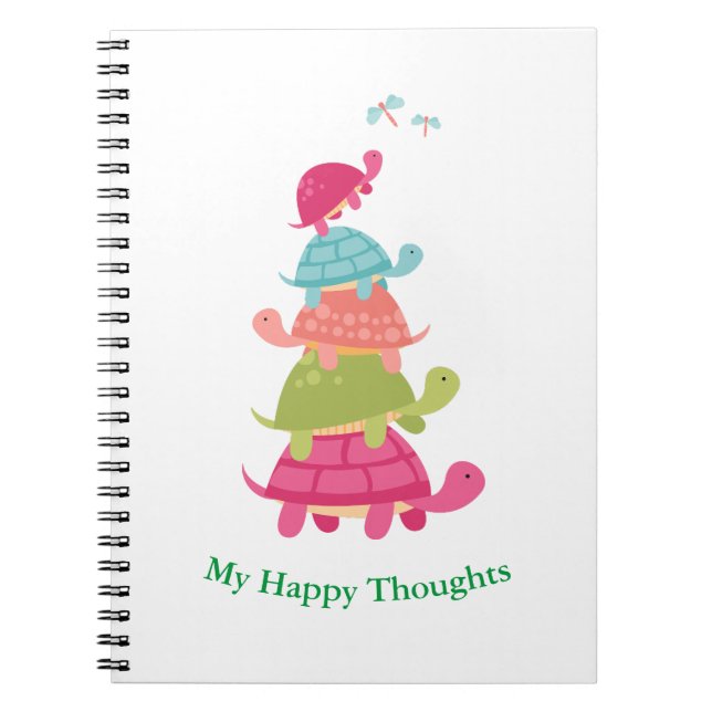 Caderno Espiral Notebook Turtle Lovers Delight (Frente)