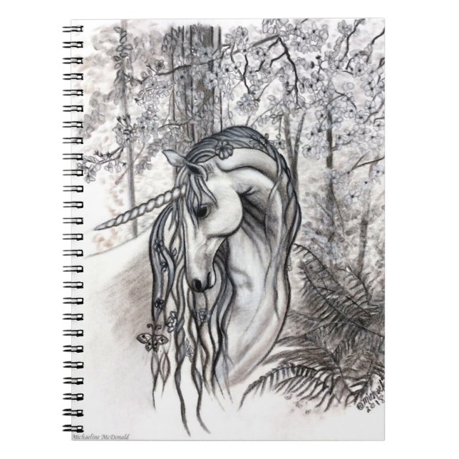 Caderno Espiral Notebook Unicorn (Frente)