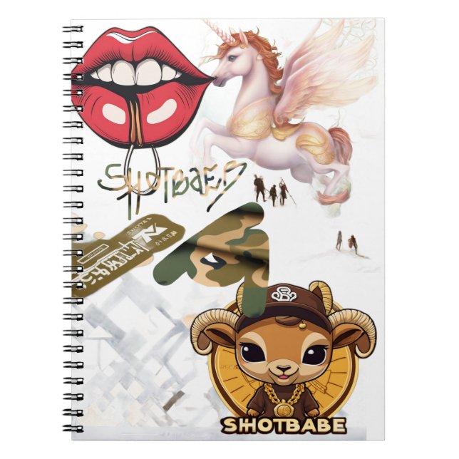 Caderno Espiral Notebook Unicorn Spiral (Frente)