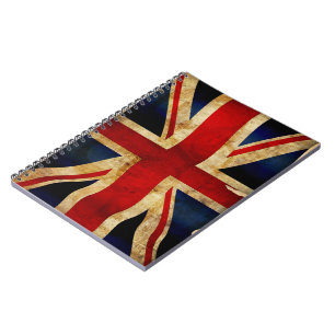 Caderno Espiral Notebook Union Jack