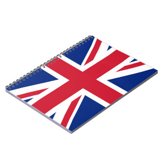 Caderno Espiral Notebook Union Jack Flag