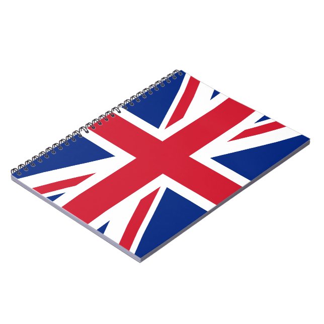 Caderno Espiral Notebook Union Jack Flag (Left Side)