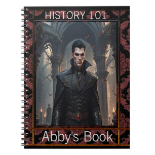 Caderno Espiral Notebook Vampire Home