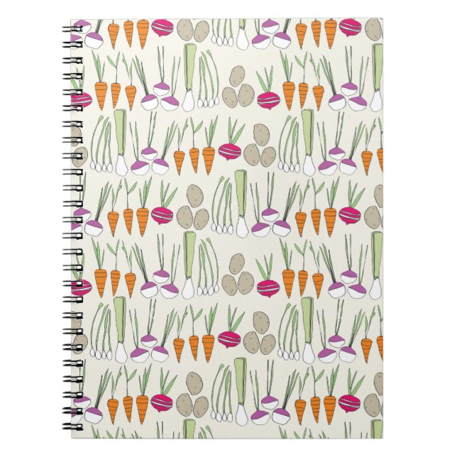 Caderno Espiral Notebook - Veggies! (Frente)