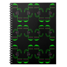 Caderno Espiral Notebook Venus Flytrap Pattern Spiral
