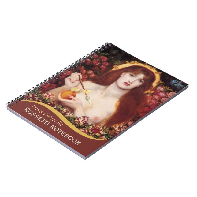 Caderno Espiral Notebook Venus Verticordia CC0702 Rossetti (Left Side)