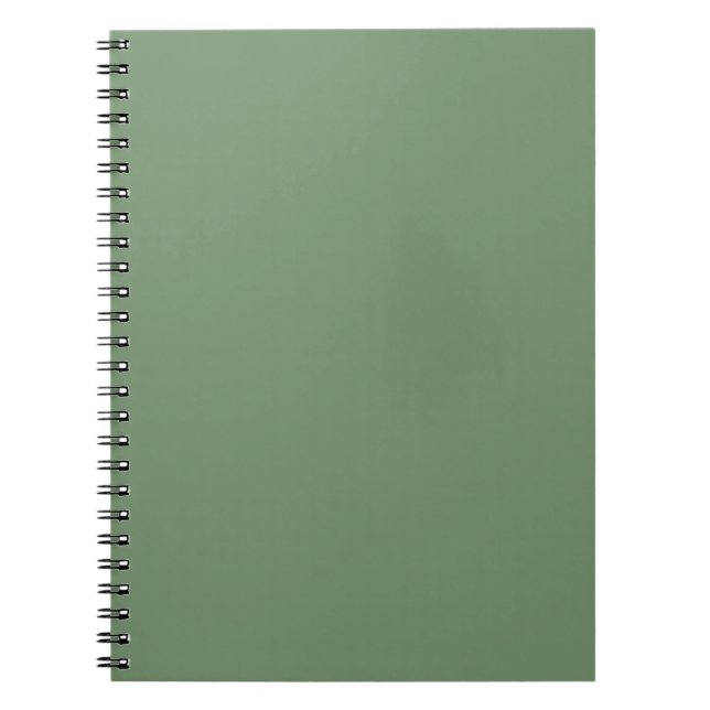 Caderno Espiral Notebook Verde Pastel Sage (Frente)