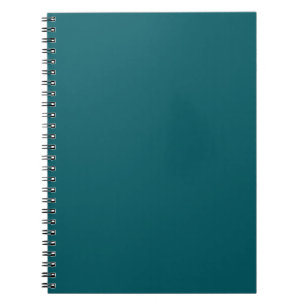Caderno Espiral Notebook Verde-Teal Negro