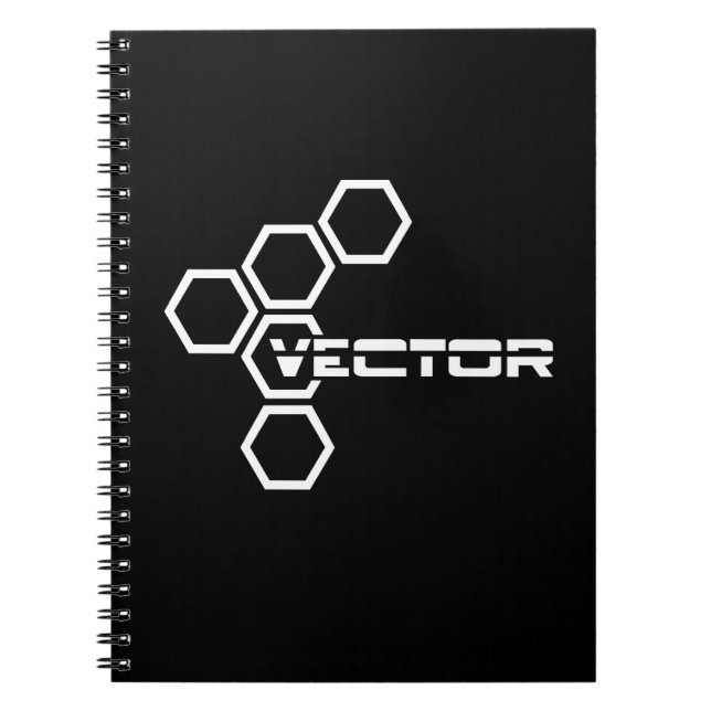 Caderno Espiral Notebook vetorial (Frente)