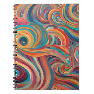 Caderno Espiral Notebook vibrante