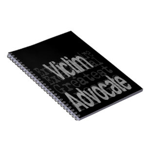 Caderno Espiral Notebook Victim Advocate Extraordinaire
