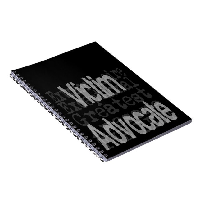 Caderno Espiral Notebook Victim Advocate Extraordinaire (Lado Direito)
