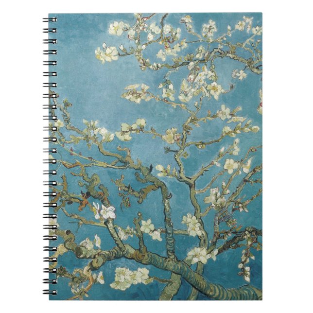 Caderno Espiral Notebook Vincent van Gogh Almond Blossom (Frente)