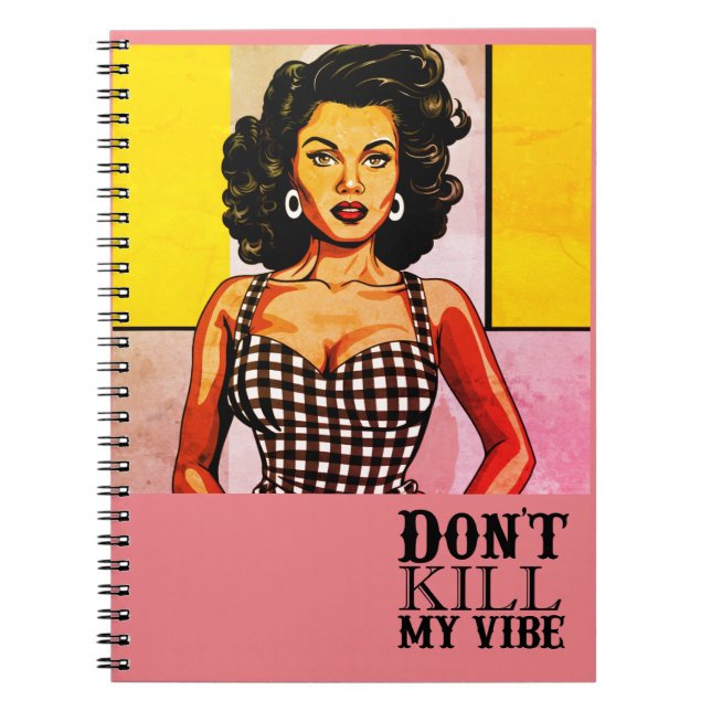 Caderno Espiral Notebook Vintage (Frente)