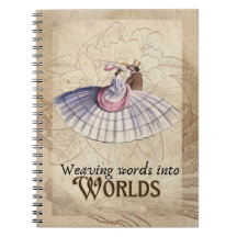 Notebook Vintage Casal Weaving Words