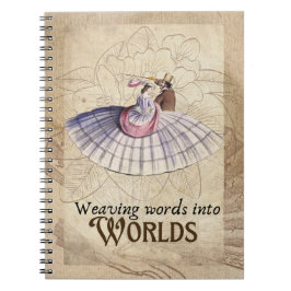 Caderno Espiral Notebook Vintage Casal Weaving Words