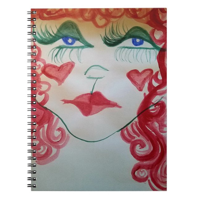 Caderno Espiral Notebook Vintage Doll Vibes (Frente)