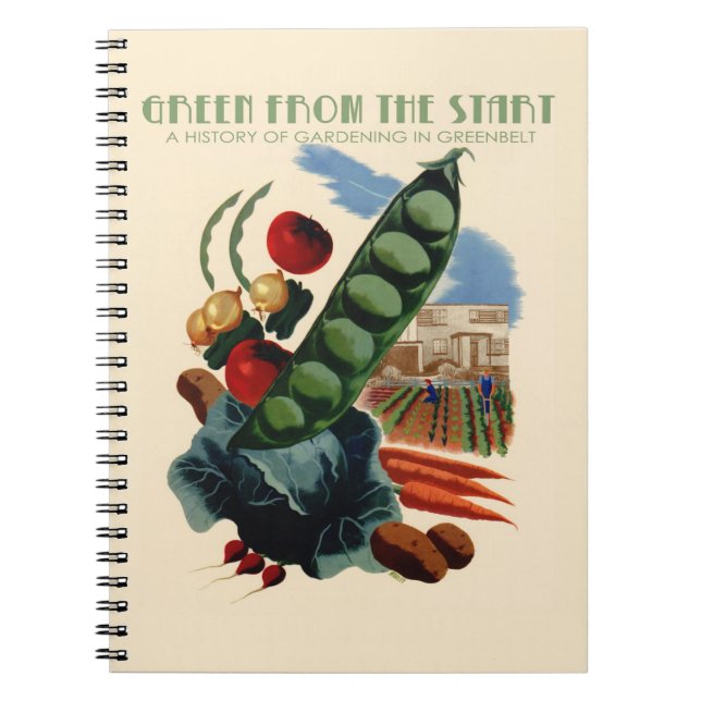 Caderno Espiral Notebook Vintage Greenbelt (Frente)