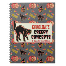 notebook Vintage Halloween