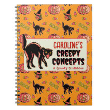 notebook Vintage Halloween