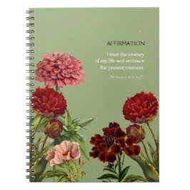 Caderno Espiral Notebook Vintage Personalizado - Afirmação