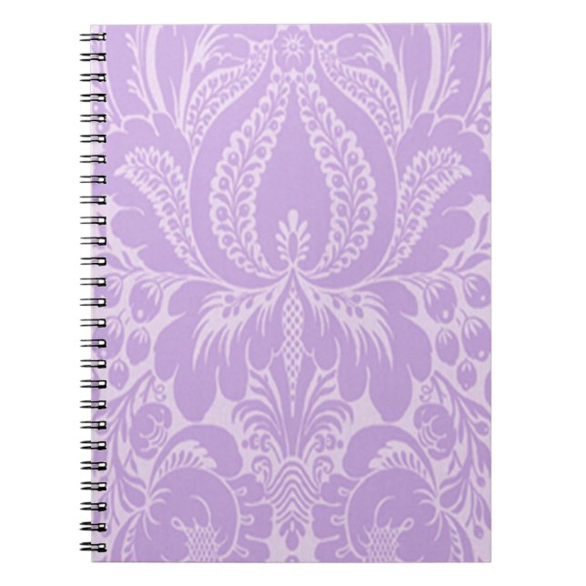 Caderno Espiral Notebook Violet Fantasy Floral (Frente)