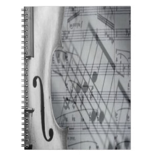 Caderno Espiral Notebook Violin