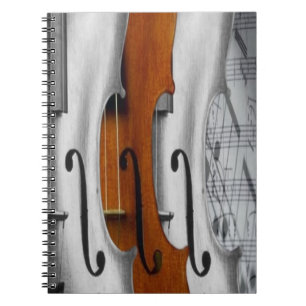 Caderno Espiral Notebook Violins
