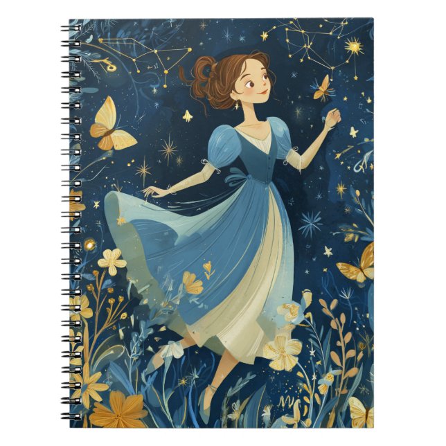 Caderno Espiral Notebook Virgo Zodiac (Frente)