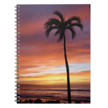 Notebook Vivid Maui Sunset Foto Espiral