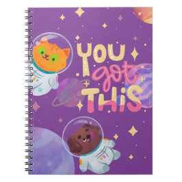 Caderno Espiral Notebook "Você Tem Isso" Gasto E Com Espaço
