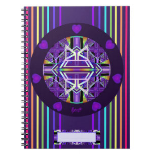 Caderno Espiral Notebook W3 roxo