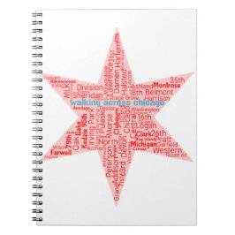 Caderno Espiral Notebook WAC Chicago Star