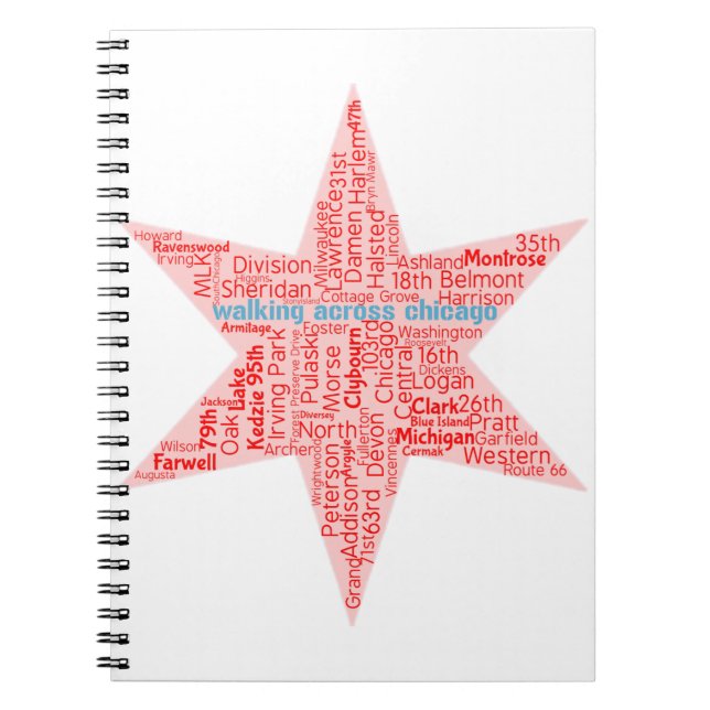 Caderno Espiral Notebook WAC Chicago Star (Frente)