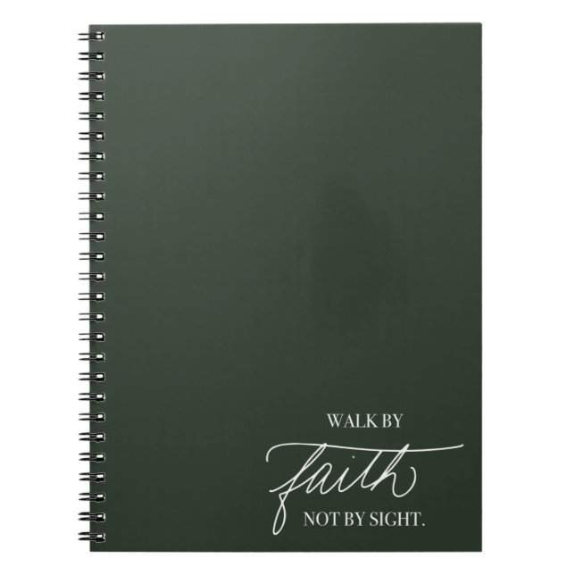 Caderno Espiral Notebook Walk By Faith (Frente)