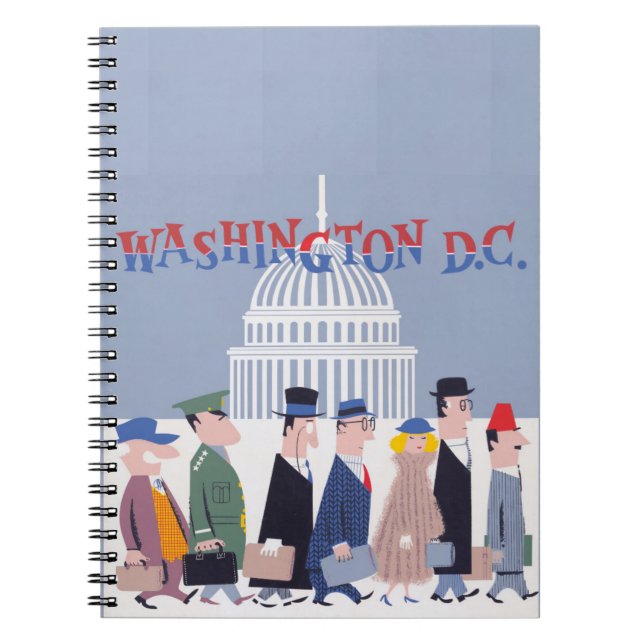 Caderno Espiral Notebook Washington D.C. (Frente)