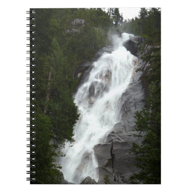 Caderno Espiral Notebook Waterfall Diário (Frente)