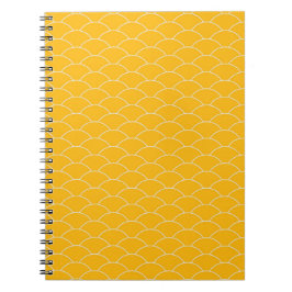 Caderno Espiral Notebook Wave amarelo