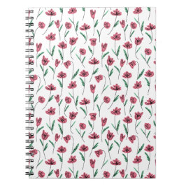 Caderno Espiral Notebook Whimsical Floral - Flores Escrivíveis