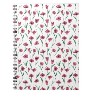 Caderno Espiral Notebook Whimsical Floral - Flores Escrivíveis