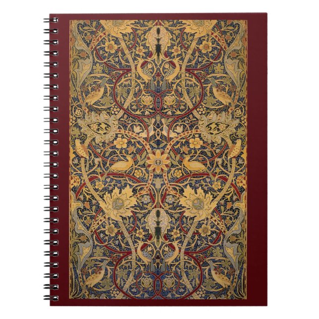 Caderno Espiral Notebook William Morris Pre-Raphaelite (Frente)