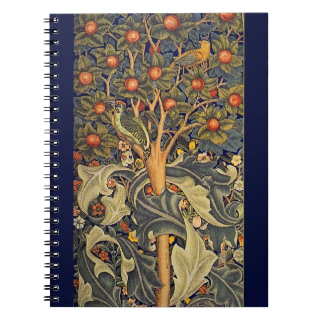 Caderno Espiral Notebook William Morris Pre-Raphaelite (Frente)