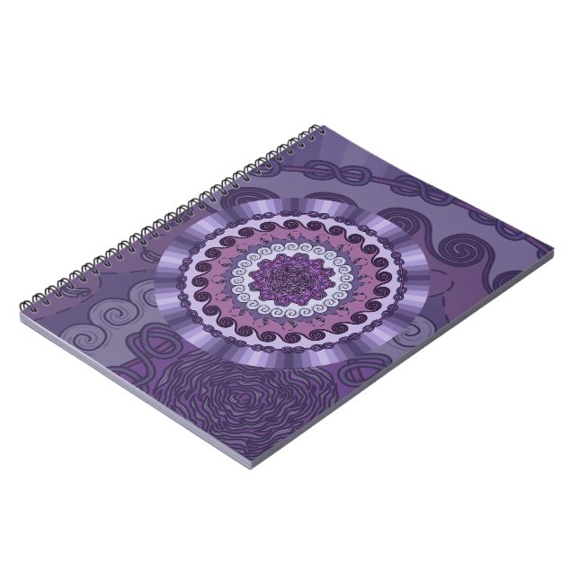 Caderno Espiral Notebook Wind Mandala (Left Side)