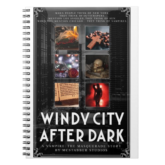Caderno Espiral Notebook Windy City After Dark Season 5 (Frente)