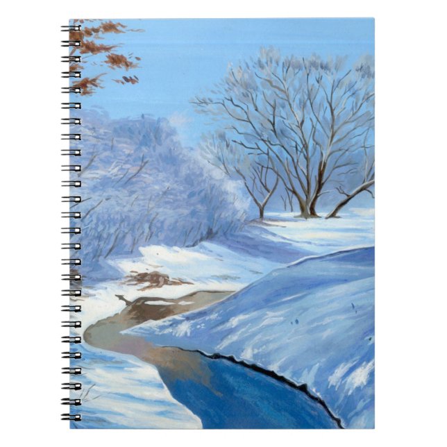 Caderno Espiral Notebook Winter Creek (Frente)