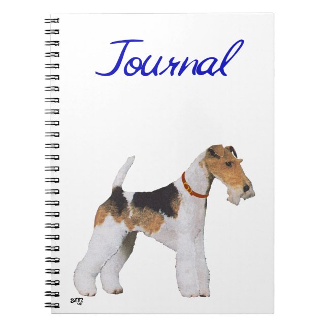 Caderno Espiral Notebook Wire Fox Terrier (Frente)