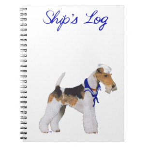 Caderno Espiral Notebook Wire Fox Terrier Sailor
