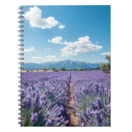 Caderno Espiral Notebook With A Outdoor Landscape With Mountains