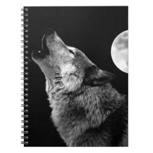 Caderno Espiral Notebook Wolf & Night