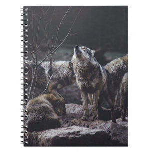 Caderno Espiral Notebook Wolf Pack